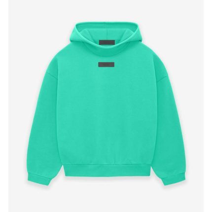 Fear Of God Essentials Green Pullover Hoodie