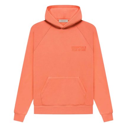 Essentials Fear Of God Coral Signature Hoodie