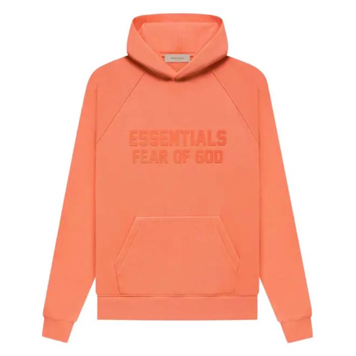 Fear of God Essentials Coral Powder Hoodie