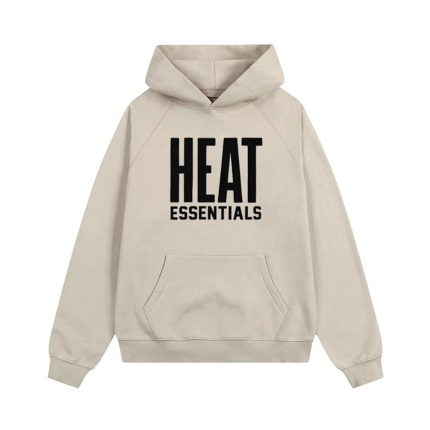 Heat Essentials hoodie cream or light